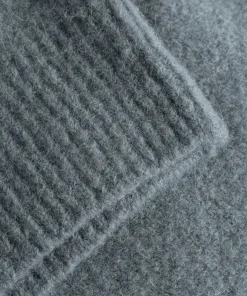 KNITWEAR^Norse Projects Rasmus Relaxed Brushed Polo Mouse Grey