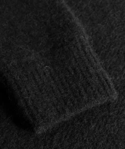 KNITWEAR^Norse Projects Rasmus Relaxed Brushed Polo Black