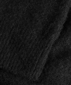 KNITWEAR^Norse Projects Rasmus Relaxed Brushed V-Neck Sweater Black