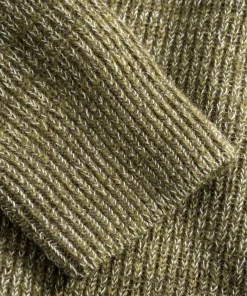 KNITWEAR^Norse Projects Roald Wool Cotton Rib Sweater Sitka Green