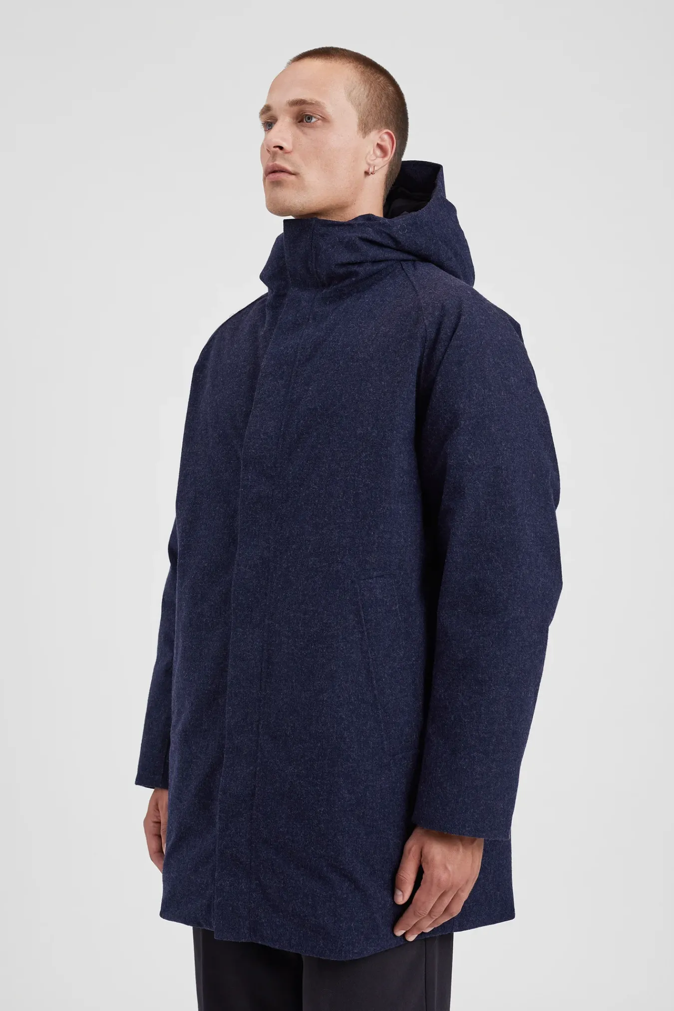 OUTERWEAR^Norse Projects Rokkvi 6.0 Gore-Tex Wool Down Jacket Dark Navy