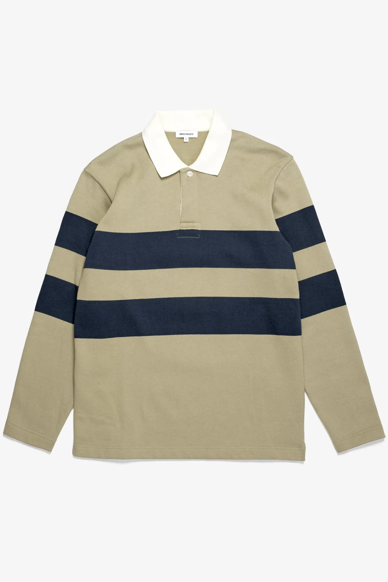 SWEATSHIRTS^Norse Projects Ruben Brushed Stripe LS Polo Elm