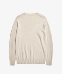 KNITWEAR^Norse Projects Sigfred Cashmere Sweater Ecru