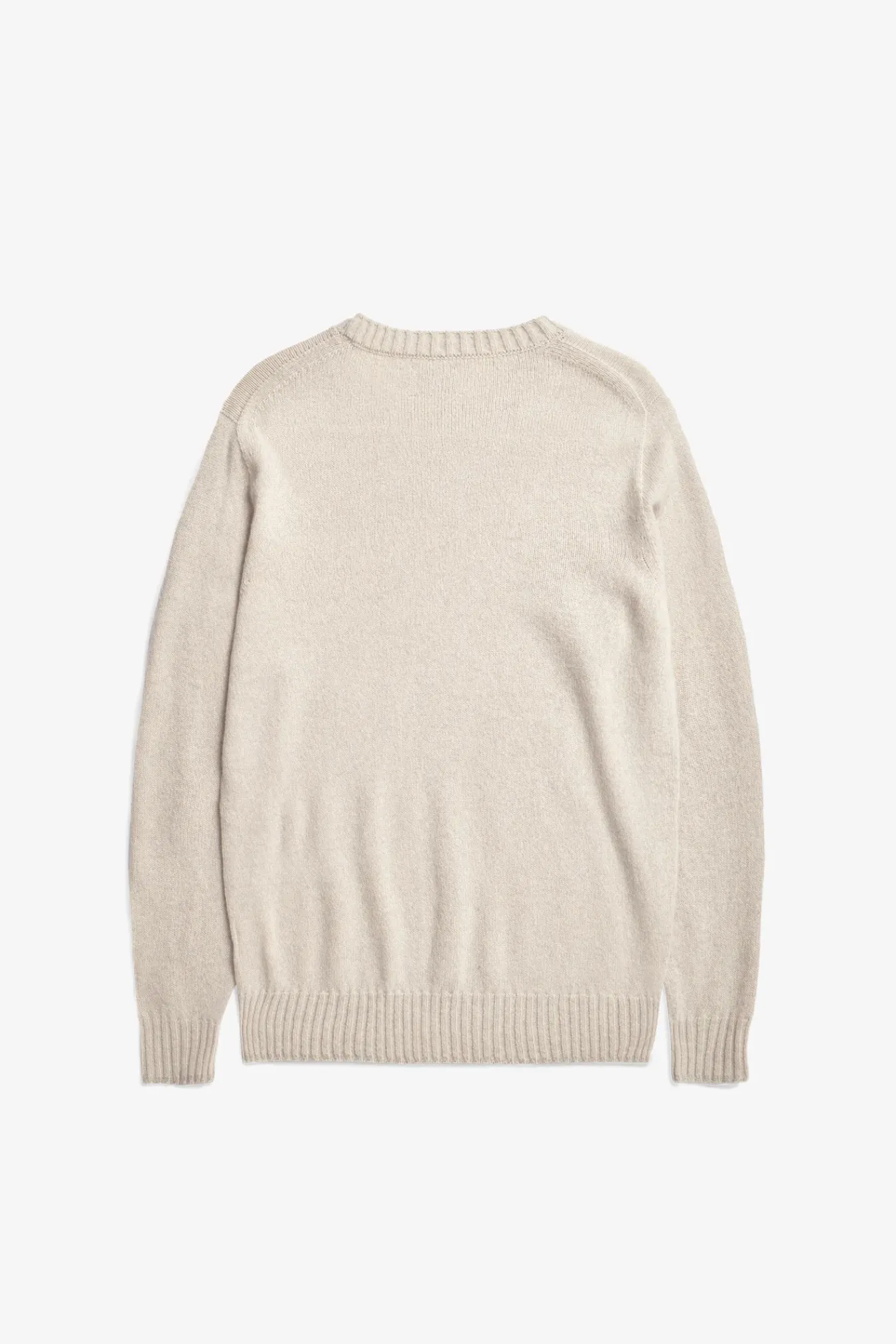 KNITWEAR^Norse Projects Sigfred Cashmere Sweater Ecru