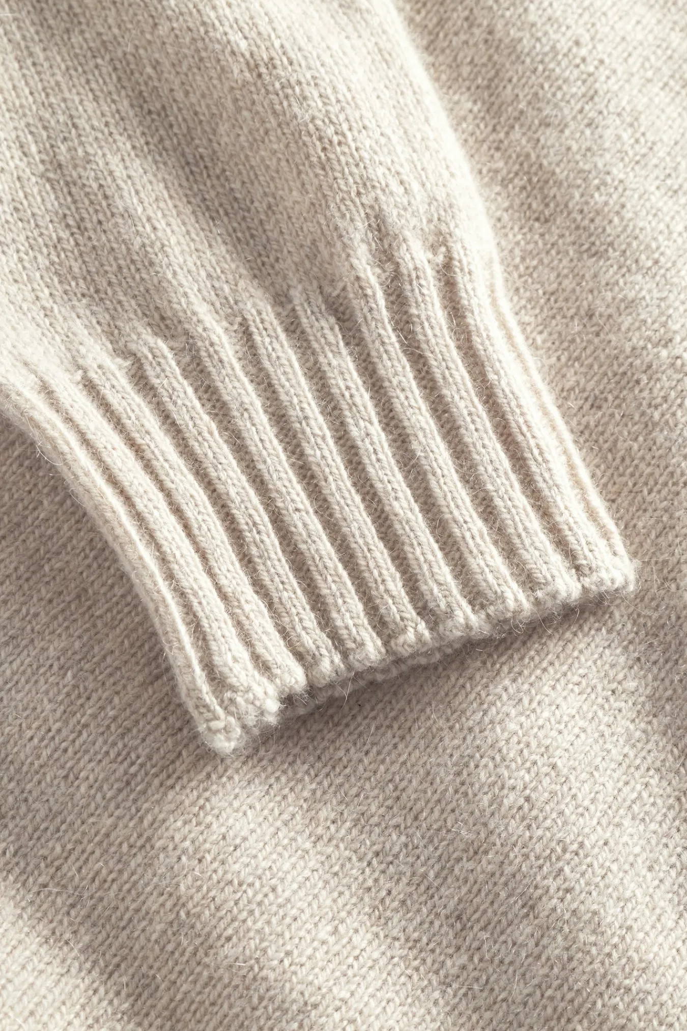 KNITWEAR^Norse Projects Sigfred Cashmere Sweater Ecru