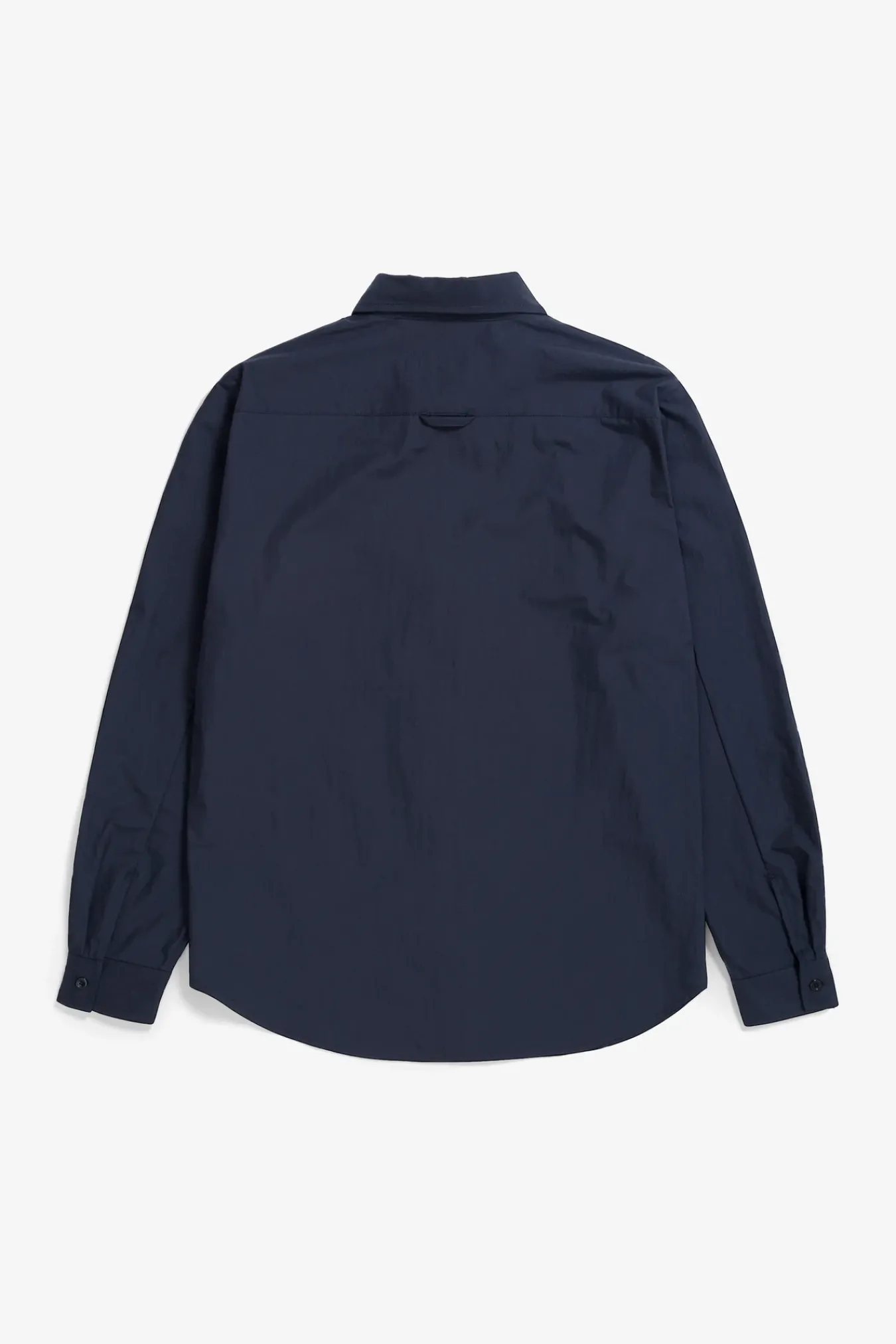 SHIRTING^Norse Projects Silas Tech Poplin Shirt Dark Navy