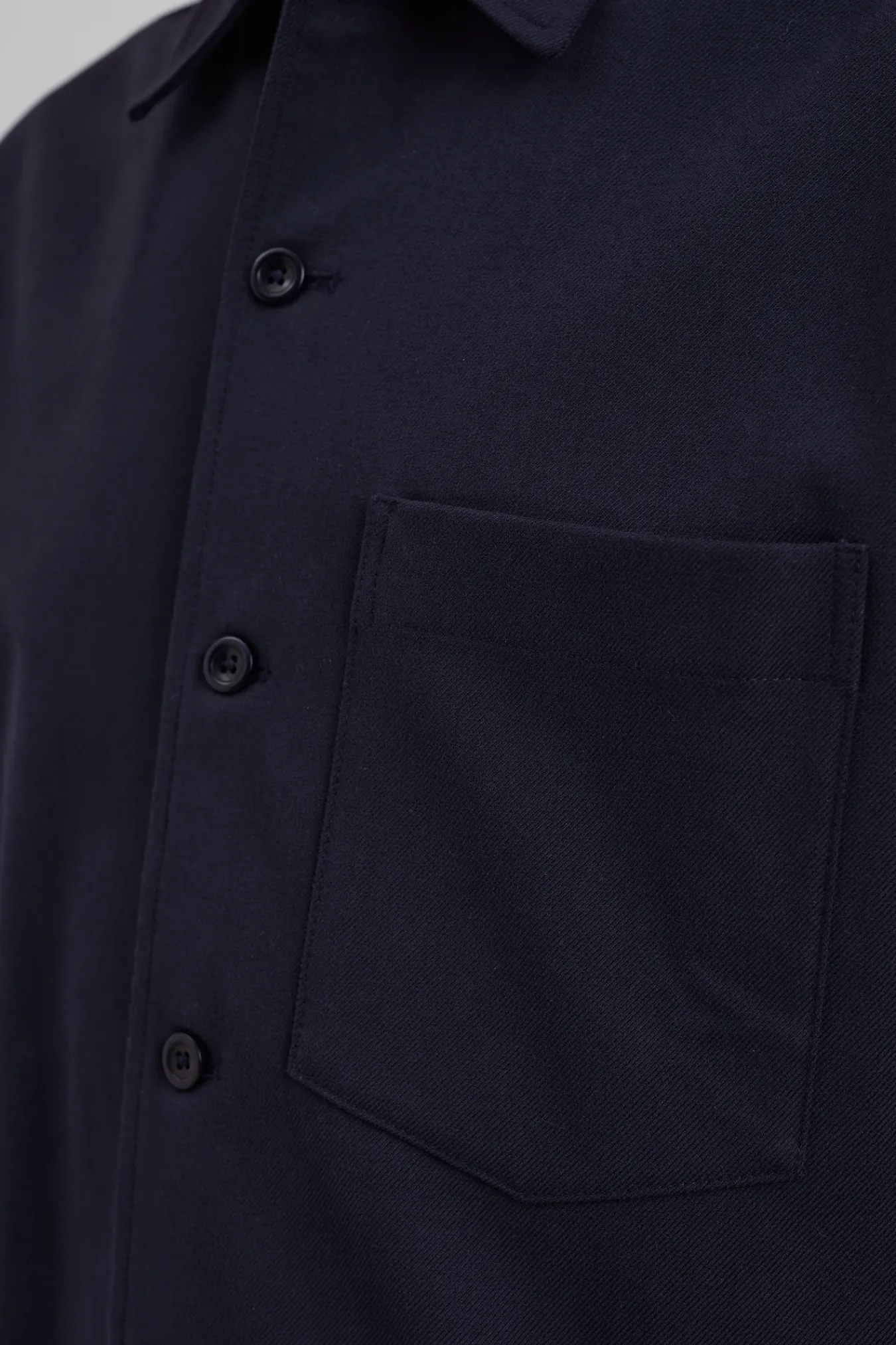 SHIRTING^Norse Projects Silas Tech Poplin Shirt Dark Navy