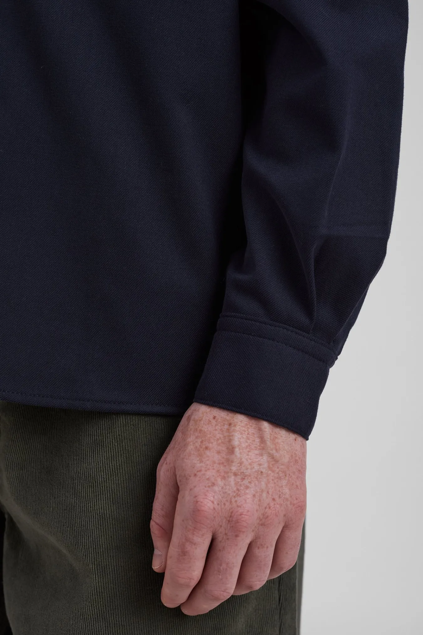 SHIRTING^Norse Projects Silas Tech Poplin Shirt Dark Navy