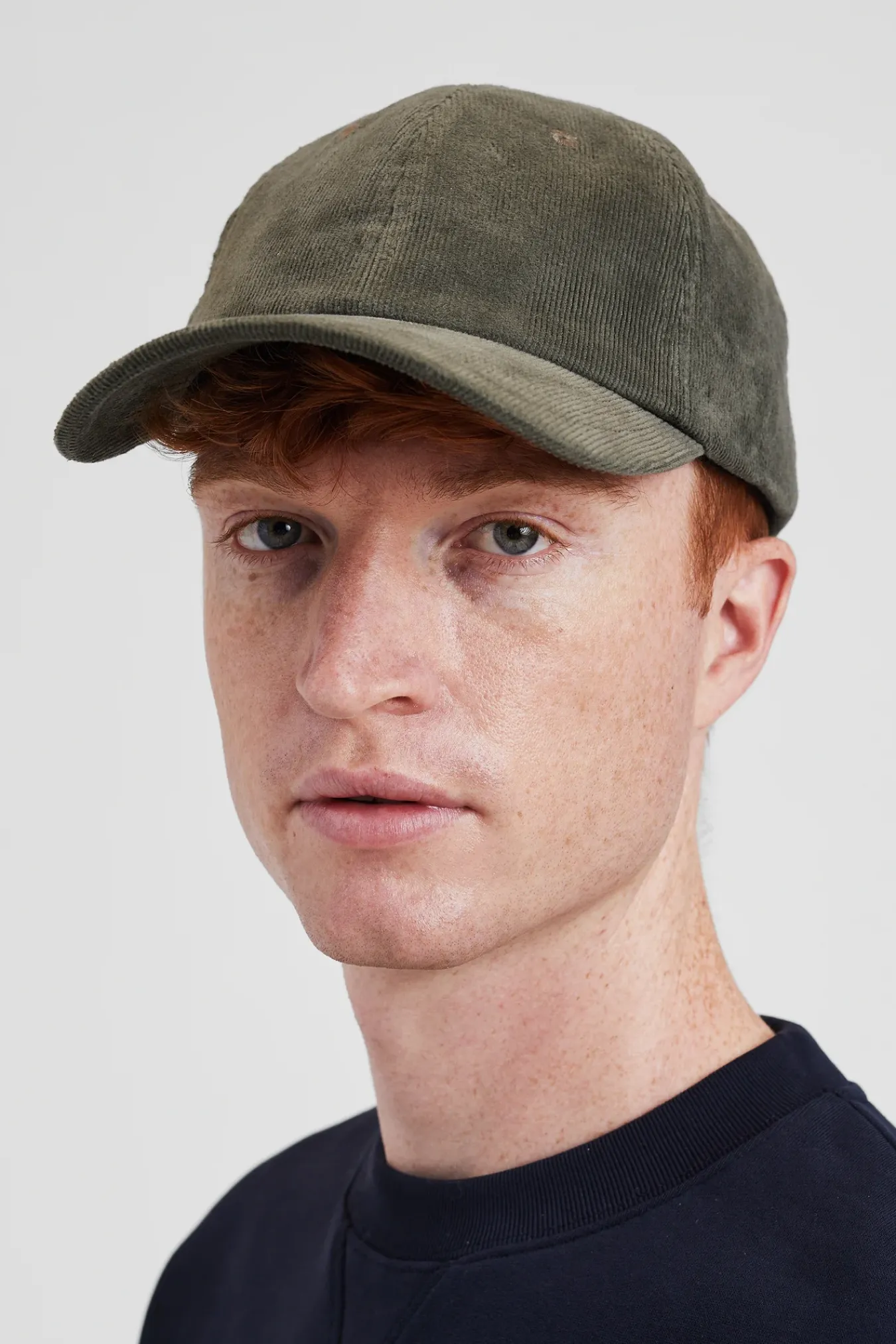 CAPS^Norse Projects Solotex Corduroy Sports Cap Ivy Green