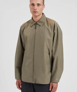 OUTERWEAR^Norse Projects Sten Gore-Tex Windstopper Insulated Shirt Jacket Sediment Green