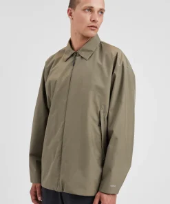OUTERWEAR^Norse Projects Sten Gore-Tex Windstopper Insulated Shirt Jacket Sediment Green