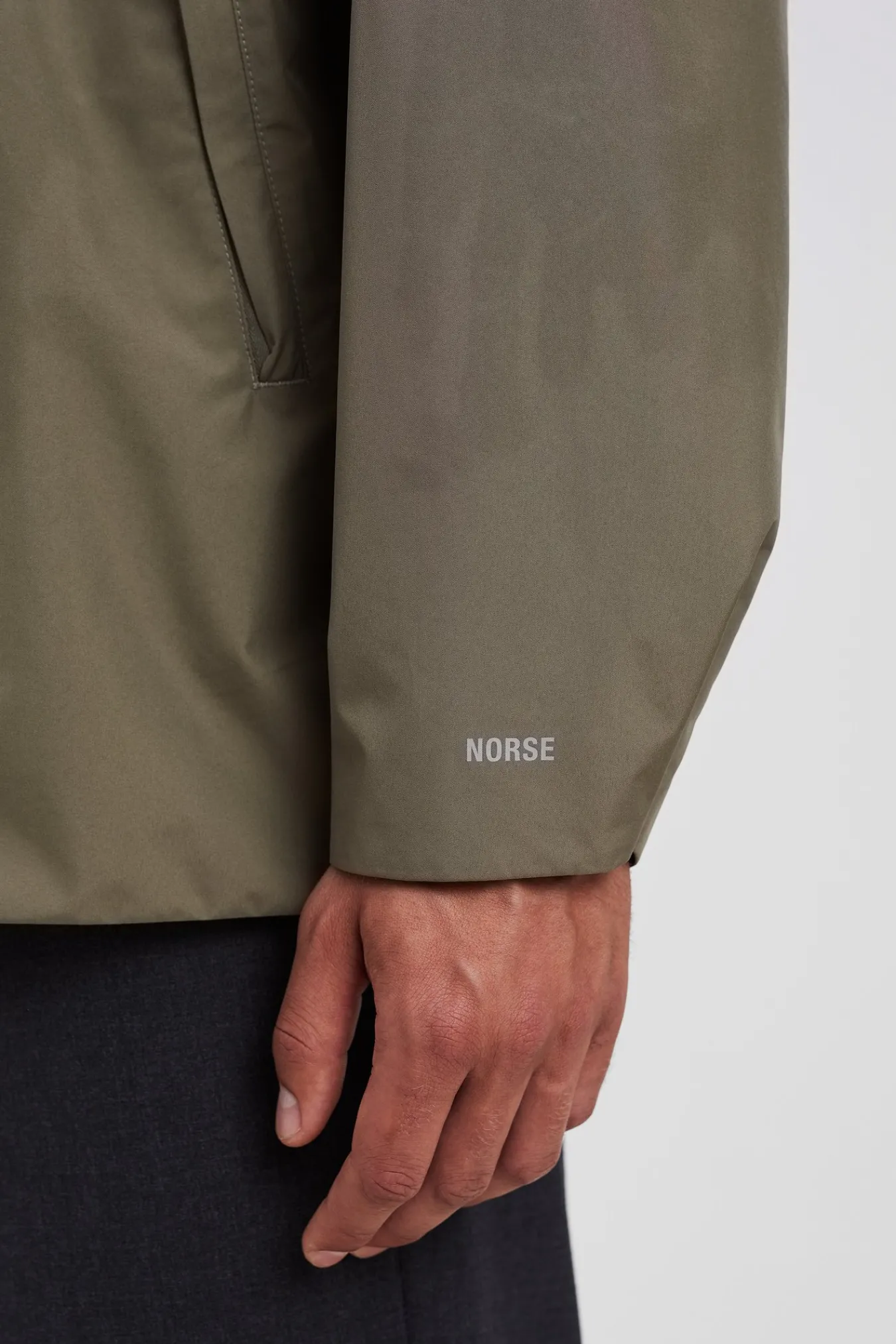 OUTERWEAR^Norse Projects Sten Gore-Tex Windstopper Insulated Shirt Jacket Sediment Green