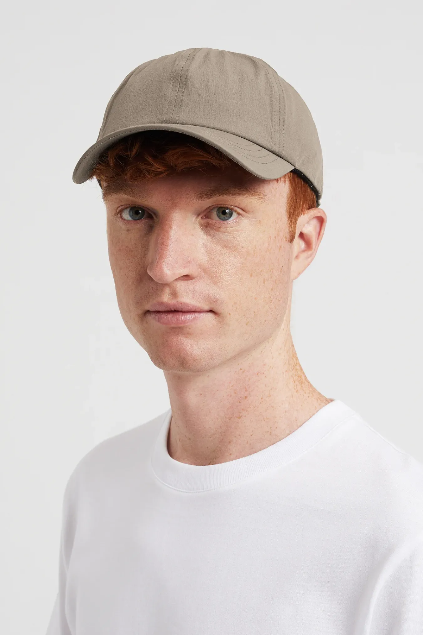 CAPS^Norse Projects Travel Light Sports Cap Concrete Grey