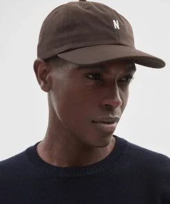 CAPS^Norse Projects Twill Sports Cap Espresso