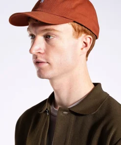CAPS^Norse Projects Twill Sports Cap Burnt Ochre