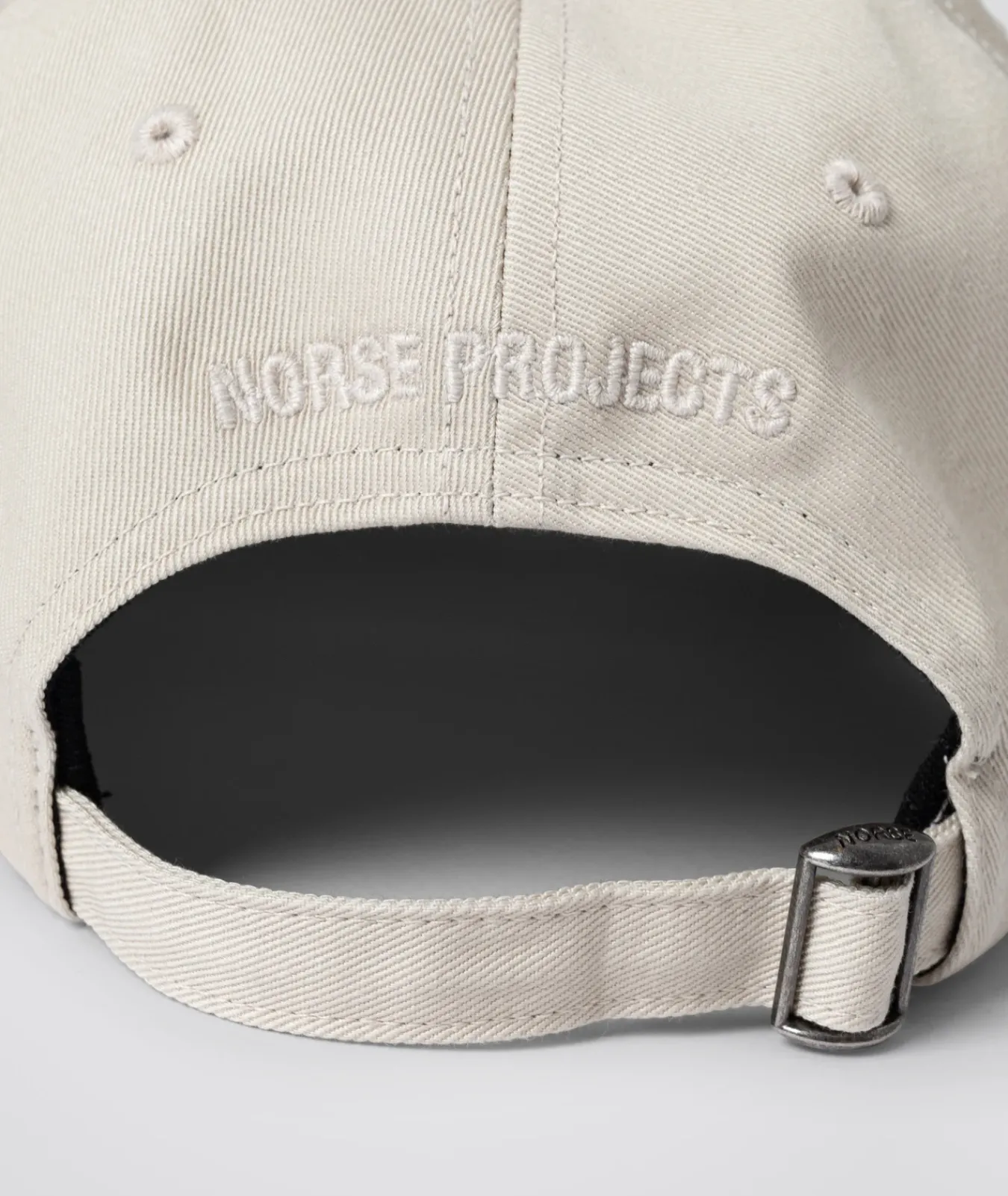 CAPS^Norse Projects Twill Sports Cap Marble white