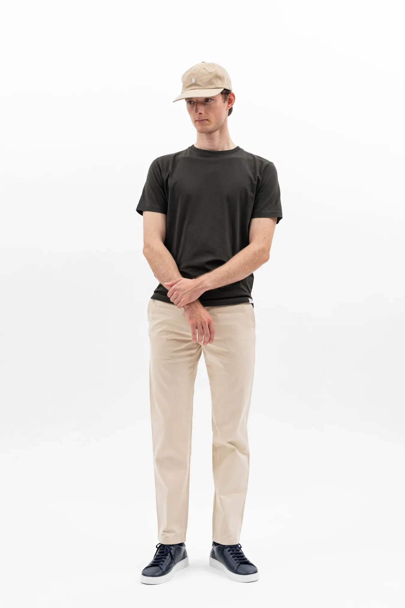 CAPS^Norse Projects Twill Sports Cap Marble white