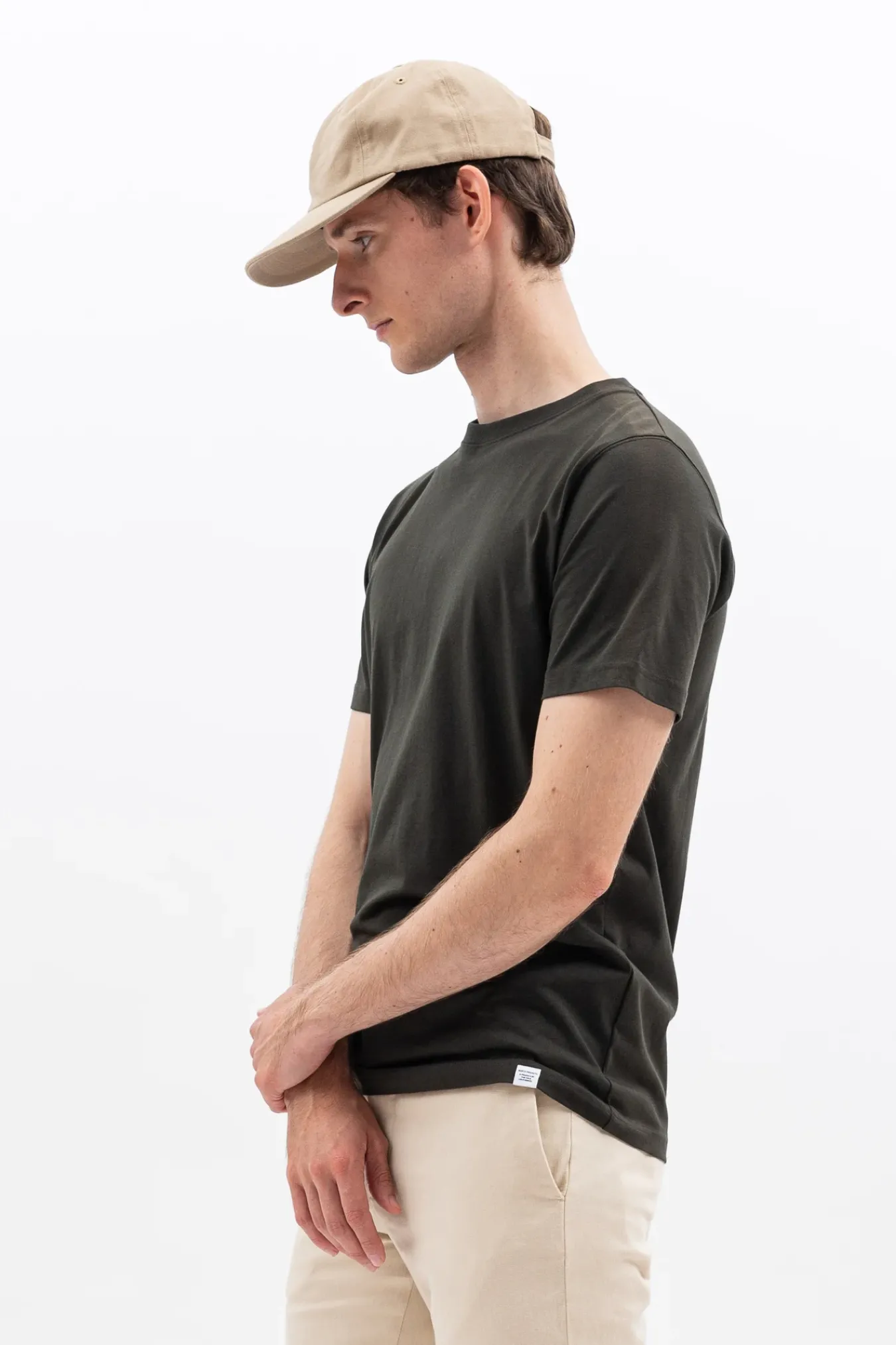 CAPS^Norse Projects Twill Sports Cap Marble white