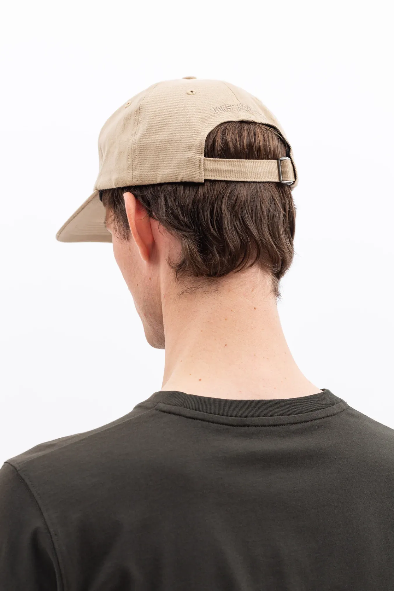 CAPS^Norse Projects Twill Sports Cap Marble white