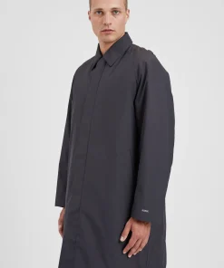 OUTERWEAR^Norse Projects Vargo Gore-Tex Windstopper Raglan Mac Battleship Grey
