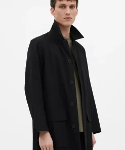 OUTERWEAR^Norse Projects Vargo Travel Light Raglan Mac Black