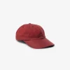 CAPS^Norse Projects Wax 6-Panel Cap Burgundy